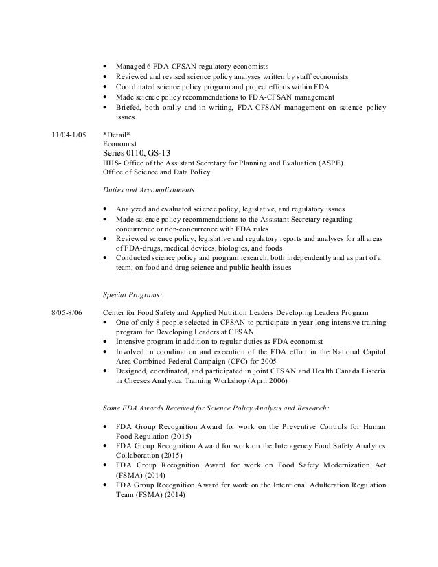 economist resumes