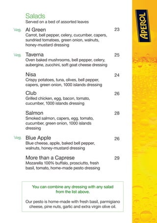 Menu english | PDF
