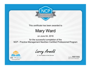 Ncp Course NCPCertification PM | PDF