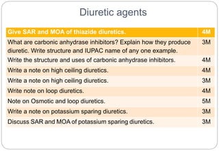6 diuretic | PPTX