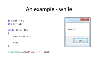 Do While and While Loop | PPTX