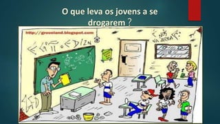 O que leva os jovens a se
drogarem ?
 