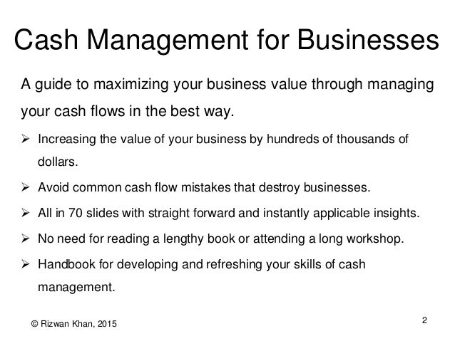 cash flow management for businesses