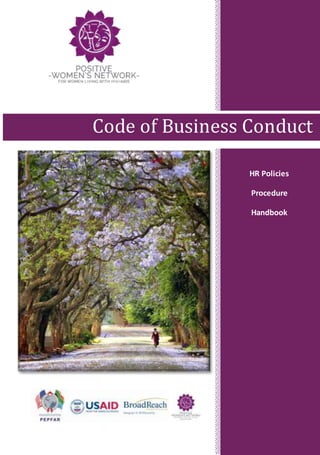 Code of Business Conduct
HR Policies
Procedure
Handbook
 
