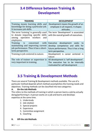 training development phd thesis