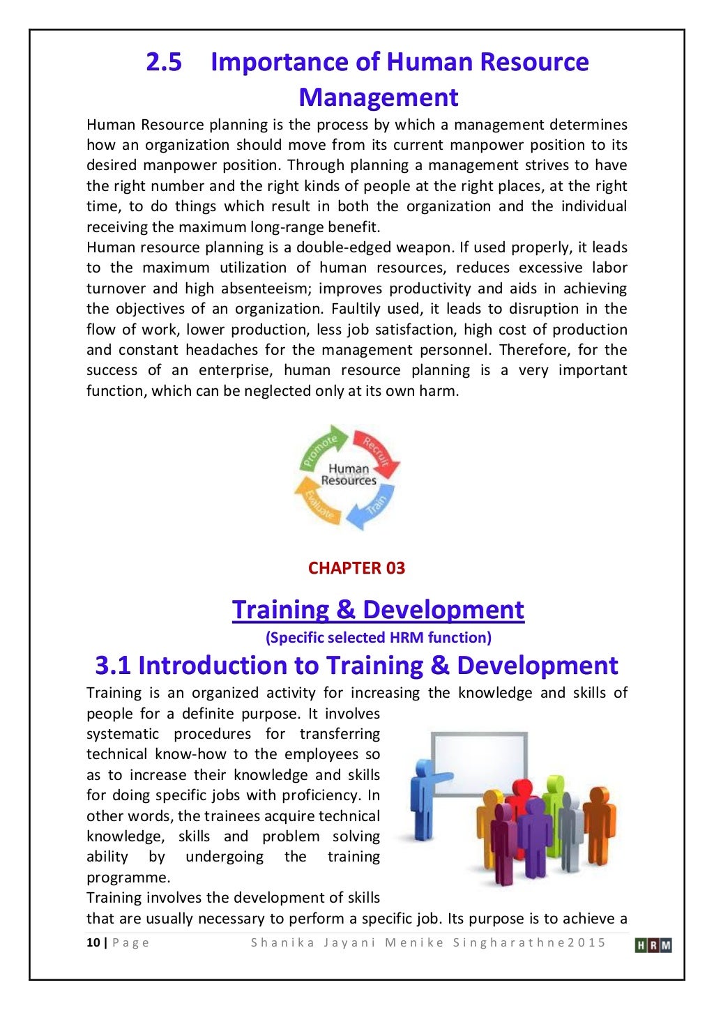 training development phd thesis