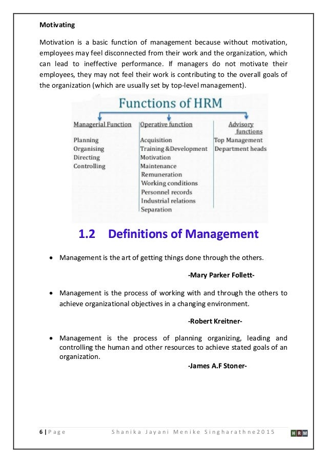 Dissertation hrm
