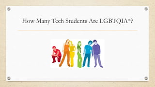 How Many Tech Students Are LGBTQIA*?
 