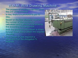 DRAWING PROCESS AND DRAWING MACHINES | PPT