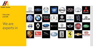 We are
experts in
Chevrolet
and GM
 