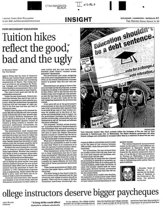 Tuition Hikes article