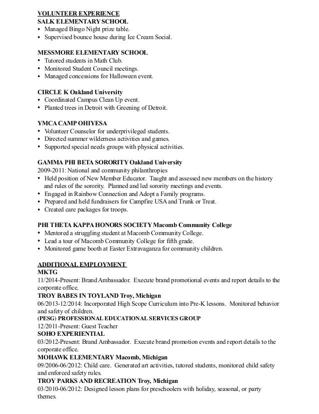 Oakland community college resume help