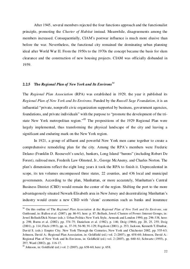 The Restructuring Of New York Under Robert Moses And Its Reflection I
