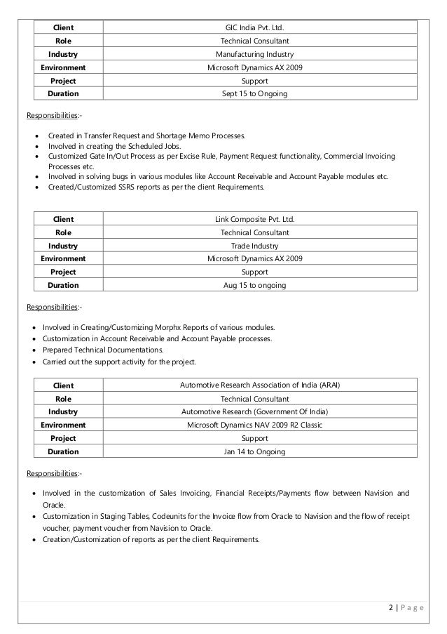 technical consultant job description