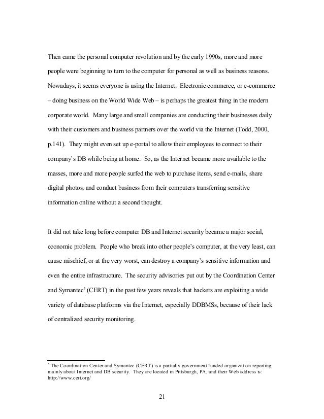 internet security master thesis