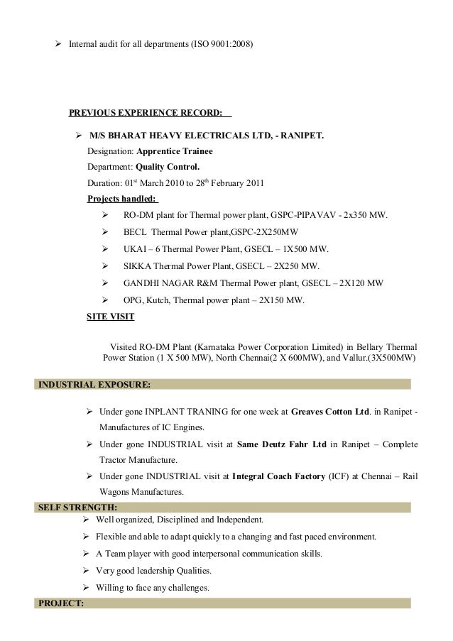 attractive resume for apprenticeship engine cadet ideas example