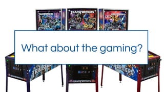 What about the gaming?
 