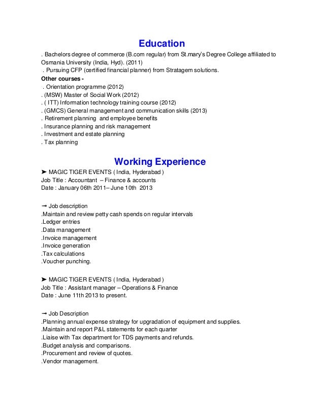 job description data manager