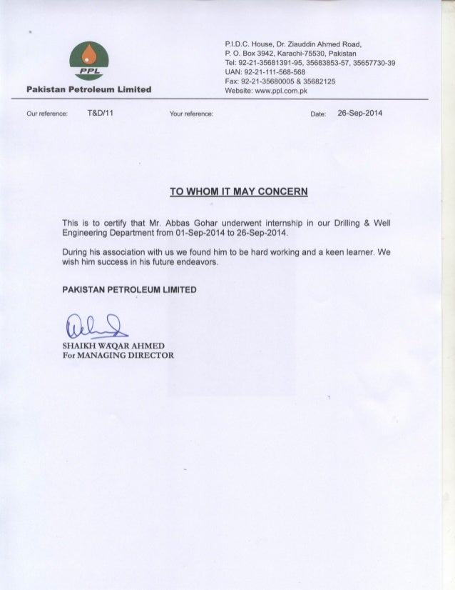 internship pdf