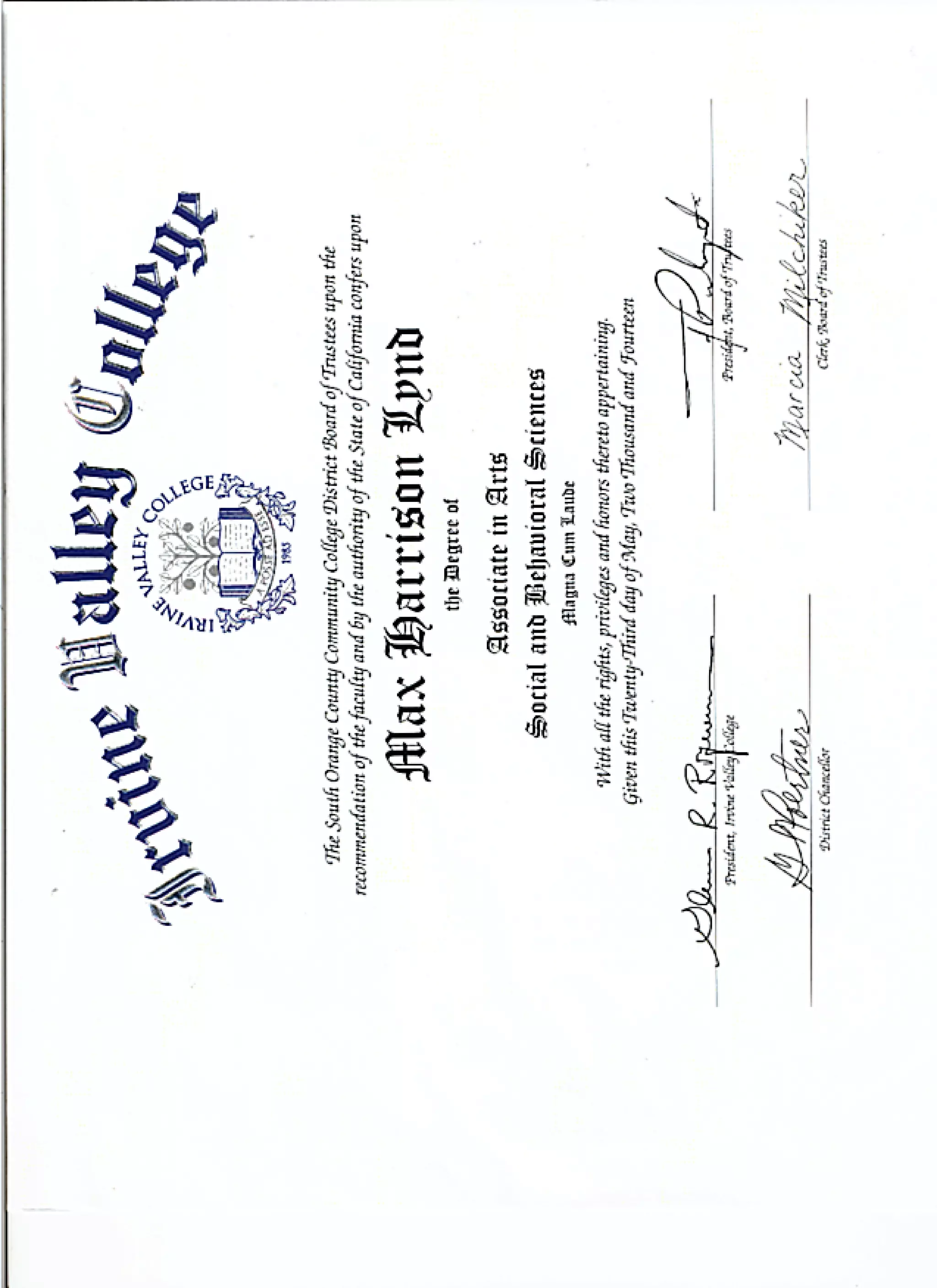 Associates Degree