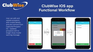 Clubwise System ClubWise IOS app training doc | PDF