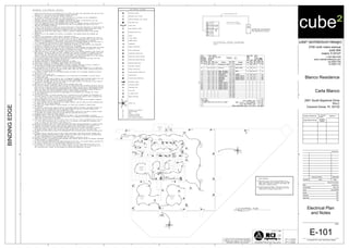 WINE.REF
WINE.REF
LAZY
SUSAN
D/W
17.44"
D/W
23.44"
DOUBLE
OVEN
CABINET
DRAWER
PULL-OUT DRAWERS
PULL-OUT DRAWERS
UPPER CABINET / SHELVES
REF 42"
CABINETS
SHELVES
TUB SHOWER
59 SF
FOYER
101
26 SF
POWDER ROOM
102
13 SF
LAUNDRY
103
243 SF
KITCHEN
104
16 SF
PANTRY
105
9 SF
A/C
106
187 SF
DINING
107
363 SF
LIVING
108
160 SF
DEN/OFFICE
109
191 SF
BEDROOM
110
85 SF
BATHROOM
111
131 SF
CLOSET
112
3 3
3
33
3
3
3
33
3
TV
2700 north miami avenue
suite 804
miami, fl 33127
t: 305.586.8169
www.cube2architecture.com
aa-26001789
ib-26001134
BINDINGEDGE
Design Professional FL License
Number
Signature
Jorge Alberto Pernas
AR92904
ID5632
Revisions
Sheet Information
DateIssueNumber
Date
Job Number
Scale
Drawn
Checked
Approved
Title
Sheet
12345
12345
A
B
C
A
B
C
D
2901 South Bayshore Drive
PH-C
Coconut Grove, FL 33133
AS SHOWN
Blanco Residence
Carla Blanco
2012_35
RCI
RCI
RCI
10/23/2012
10/24/2012Issue for Permit
E-101
Electrical Plan
and Notes
 