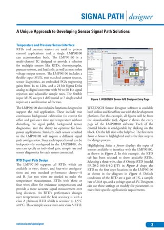 A Unique Approach to Developing Sensor Signal Path Solutions | PDF