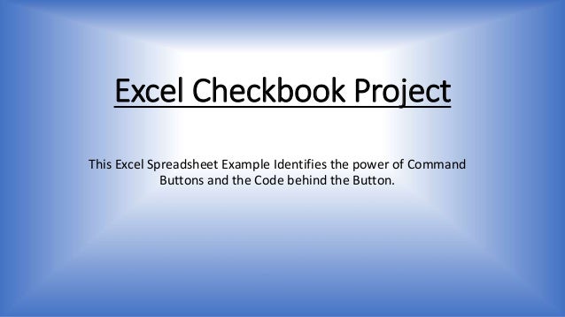 excel checkbook project checkbook excel spreadsheet