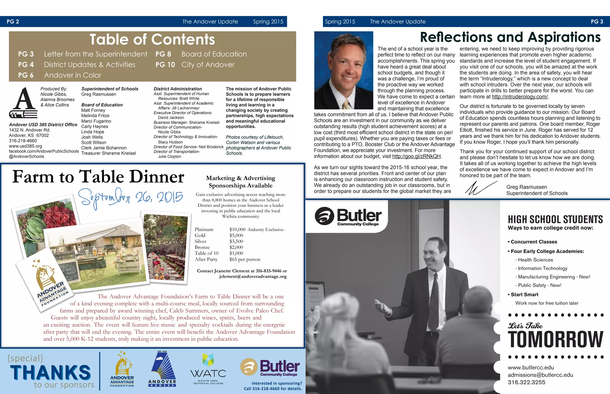 Andover Update Summer 2015 PDF Secondary Education Education