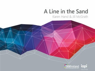 A Line in the Sand – Hand & McGrath, 2015
 