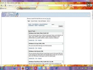 Picture TAPoR
http://www.versi.edu.au/ 14
 