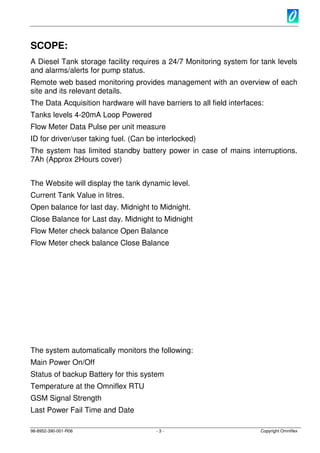 Diesel Tank Monitoring | PDF