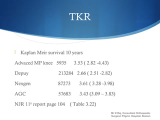 Assessment of outcome after joint replacement Presentation 11 02 2015 | PPT