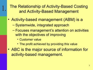 activity based management activity based management activity based ...