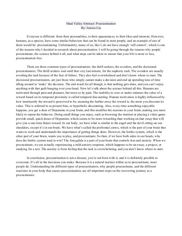 Procrastination Essays: Examples, Topics, Titles, & Outlines procrastination essay