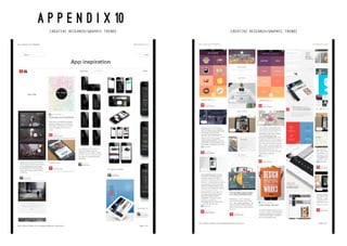A P P E N D I X 10
CREATIVE RESEARCH/GRAPHIC TRENDS CREATIVE RESEARCH/GRAPHIC TRENDS
 