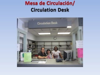 Mesa de Circulación/
Circulation Desk
 