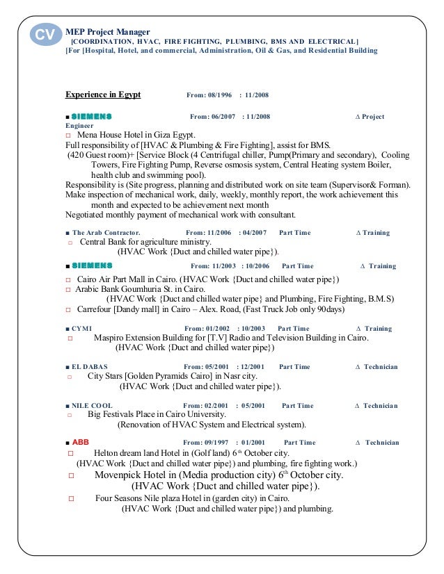 omran cv commercial property manager resume