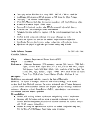 Swaminathan_JAVA_JEE_13_Years_IT_Experience | DOCX | Programming ...