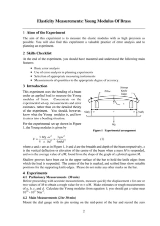 6 elasticity young's modulus | PDF