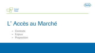 L’ Accès au Marché
→ Contexte
→ Enjeux
→ Proposition
 