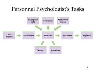 Personnel Psychologist ’ s Tasks 