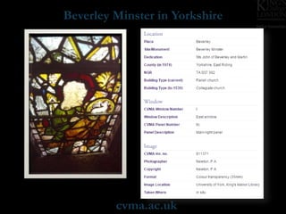 cvma.ac.uk
Beverley Minster in Yorkshire
 