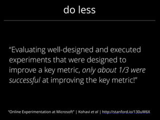 Less Experimentation Experimental Product Development | PDF
