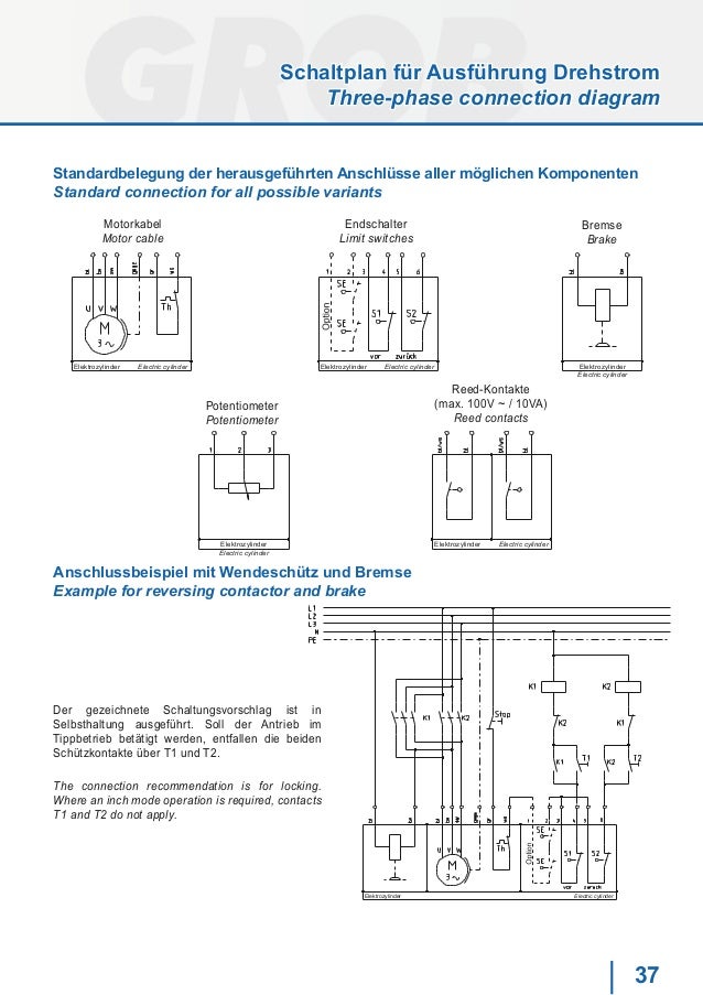 Schaltplan Motorbremse Elektromotor
