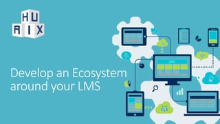Develop an Ecosystem
around your LMS
LMS
 