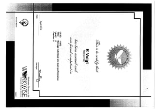Rafiq Voigt Certificates