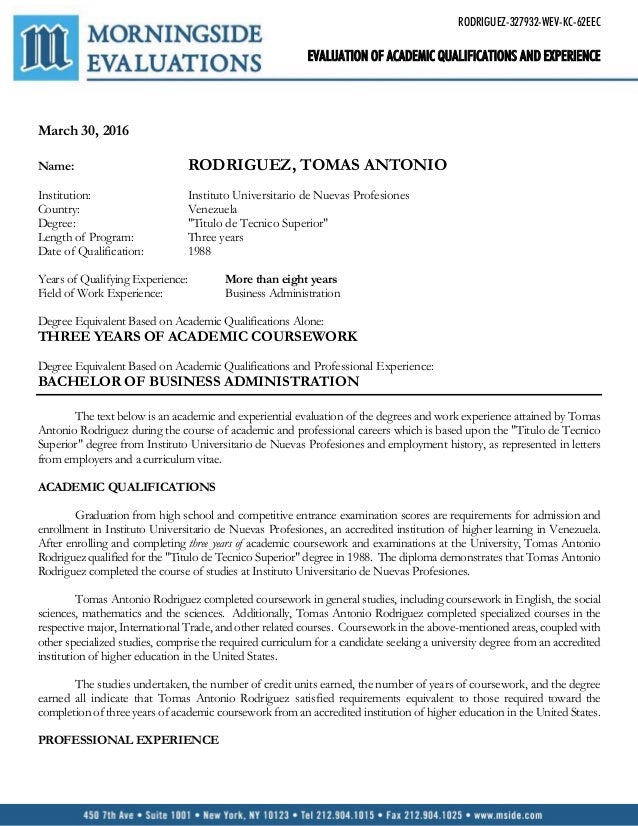 academic evaluator
