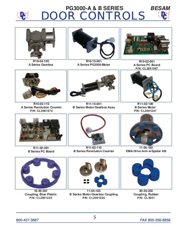 Door Control Book With Stanley Numbers 8 7 15