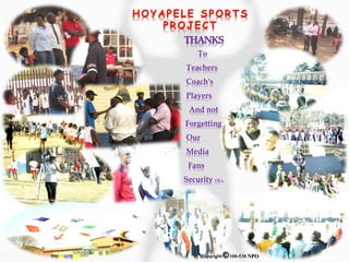 THANKS
To
Teachers
Coach's
Players
And not
Forgetting
Our
Media
Fans
Security etc.
Copyright©100-530 NPO
 